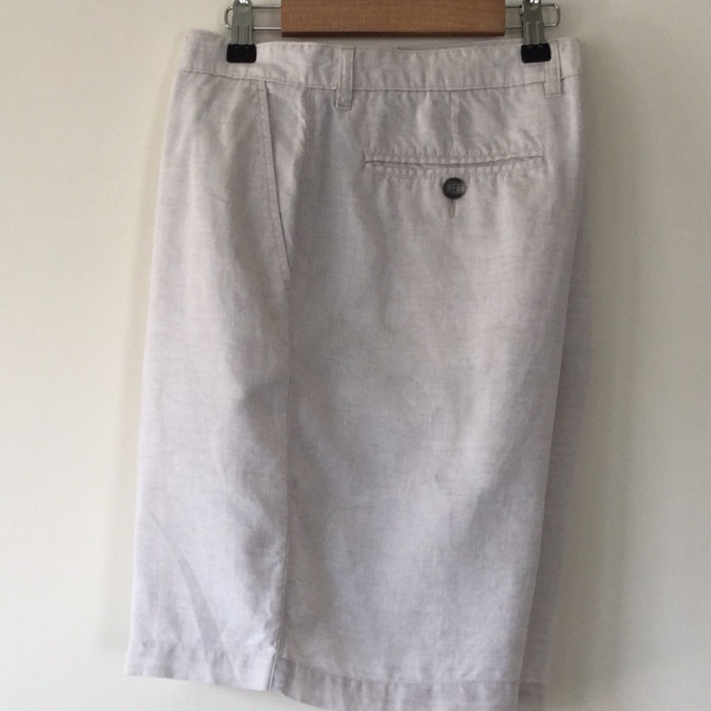 TassoElba 100% linen men’s shorts 34